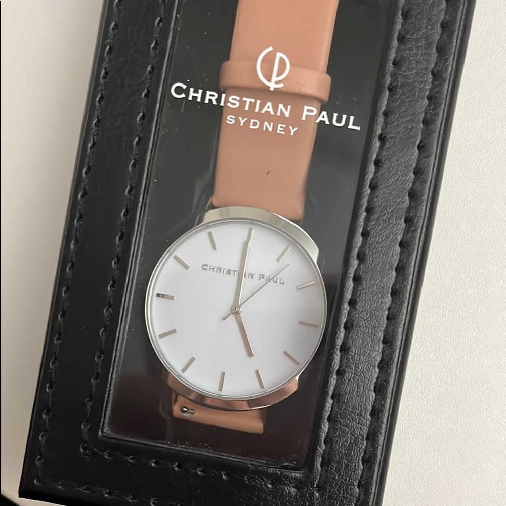 Sydney Men’s Minimal Watch - Tan Leather Strap